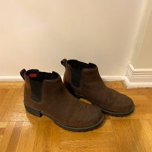 Sorel waterproof Chelsea boots brown size US 8